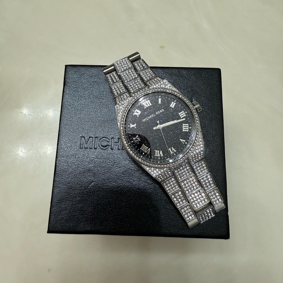 Michael Kors MK6089 Ladies Channing Black Stainless Steel - Picture 3 of 16